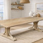 PROVENZ RECYCLED ELM RUSTIC DINING TABLE 200CM - MyChocolateWood