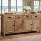 LORAN RECYCLED ELM RUSTIC BUFFET - NATURAL - MyChocolateWood