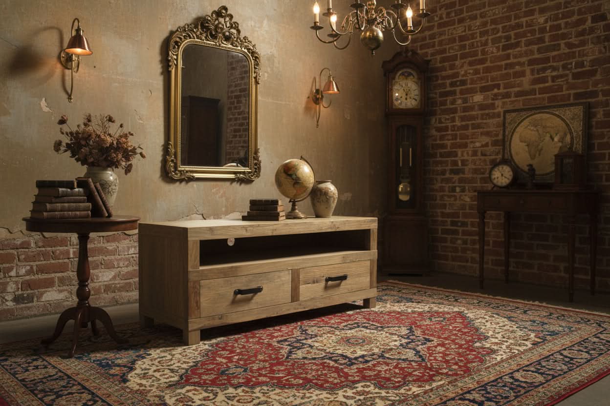 FAIRMONT RECYCLED ELM TV UNIT - 2 SIZES - MyChocolateWood