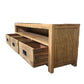 TARA SOLID OAK 3 DRAWERS TV/ENTERTAINMNET UNIT - MyChocolateWood