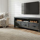 FAIRMONT RECYCLED ELM TV UNIT BLACKWASH - 2 SIZES - MyChocolateWood