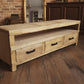 FAIRMONT RECYCLED ELM TV UNIT - 2 SIZES - MyChocolateWood