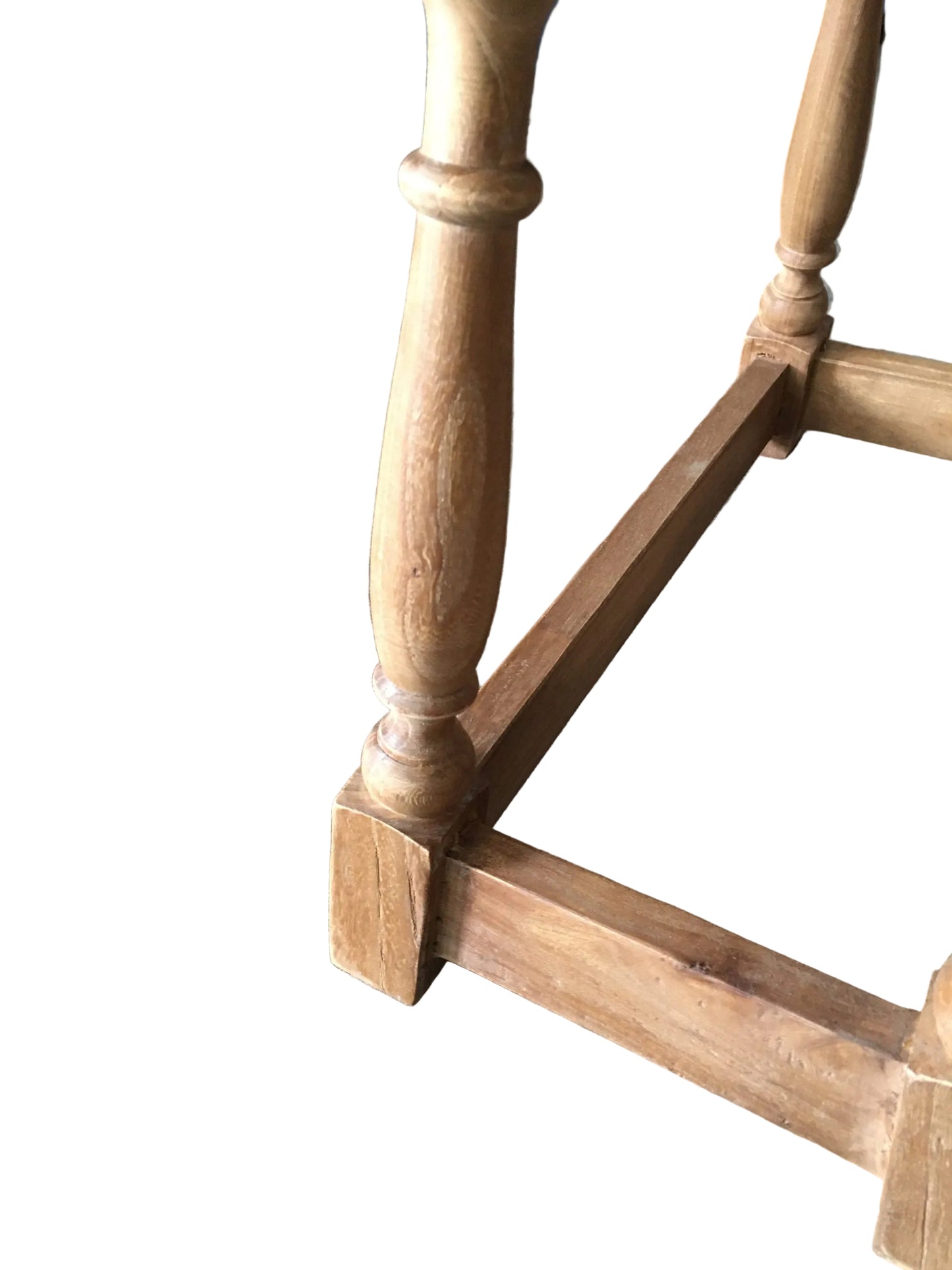 MORO RECLAIMED ELM BAR STOOL 45CM SQUARE FOOT - MyChocolateWood