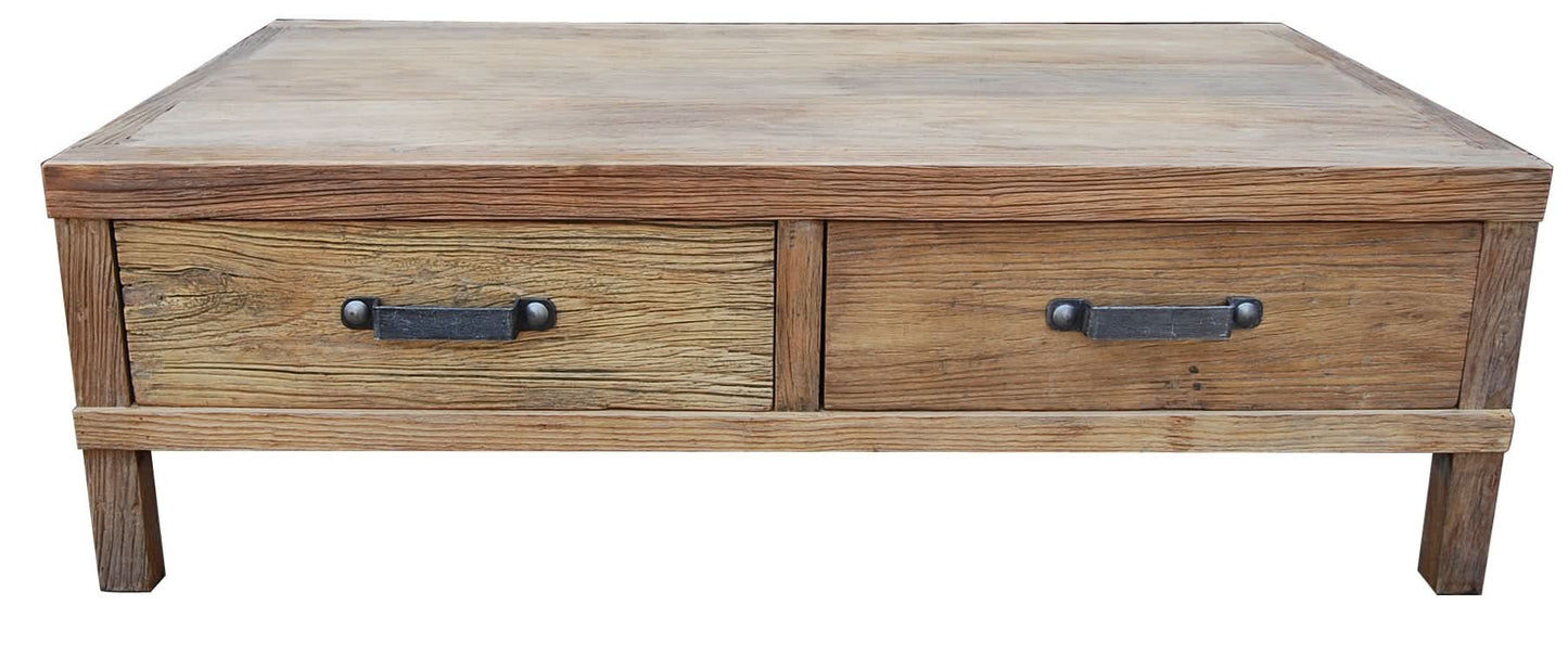 FAIRMONT RECYCLED ELM COFFEE TABLE (Copy) - MyChocolateWood