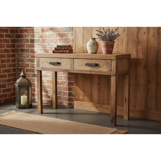 FAIRMONT HALL TABLE/CONSOLE TABLE IN RECYCLED ELM - 2 SIZES - MyChocolateWood
