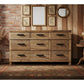 FAIRMONT BUFFET IN RECYCLED ELM 3 DOORS & 3 DRAWERS - MyChocolateWood