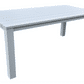 Finnigan 7 Piece Outdoor Aluminium Dining Set in White/Grey