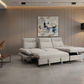 LIBBI FABRIC 2-SEATER SOFA BED WITH RHF STORAGE CHAISE GREY - MyChocolateWood