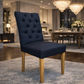 SANTIAGO FABRIC DINING CHAIR IN BLACK - STOCK CLEARANCE EOFY SALE