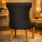 RIO SOLID OAK CHAIR IN CHARCOAL WITH OAK LEGS - EOFY SOCK CKEARANCE
