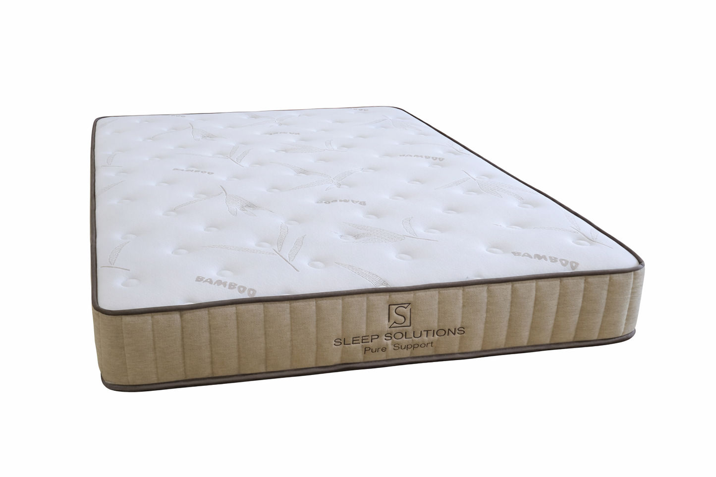 MADE TO ORDER FERGUSON FLUSH VIC ASH BED QUEEN SIZE CLEAR LACQUER + PURE SUPPORT QUEEN MATTRESS FLOOR STOCK CLEARANCE