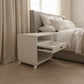 2 X MOUS NIGHTSTAND/LAMP TABLE/BEDSIDE TABLE IN WHITE