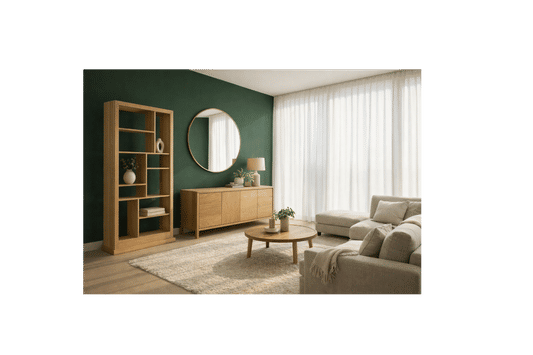 AUSTRALIAN CUSTOM-MADE RILEY VIC ASH HARDWOOD BOOKCASE/BOOKSHELF/ROOM DIVIDER/DISPALY UNIT - LOCALLY MADE