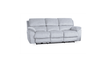 Mercouri Fabric 3-Seater Sofa with 2 Electric Recliners