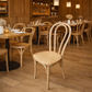 CRISTO STACKABLE BENTWOOD DINING CHAIR NATURAL