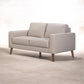 Thorna 2-Seater Real Leather Sofa in Wheat detail