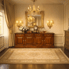 Tasmania Solid Mahogany 4 Door 4 Drawer Buffet / Sideboard in Mahogany - Chocolate Wood