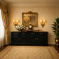 Tasmania Solid Mahogany 4 Door 4 Drawer Buffet / Sideboard in Chocolate - Chocolate Wood