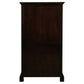 Tasmania Solid Mahogany Wide Bookcase in Chocolate - Chocolate Wood