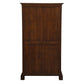 Tasmania Solid Mahogany Wide Bookcase in Mahogany - Chocolate Wood