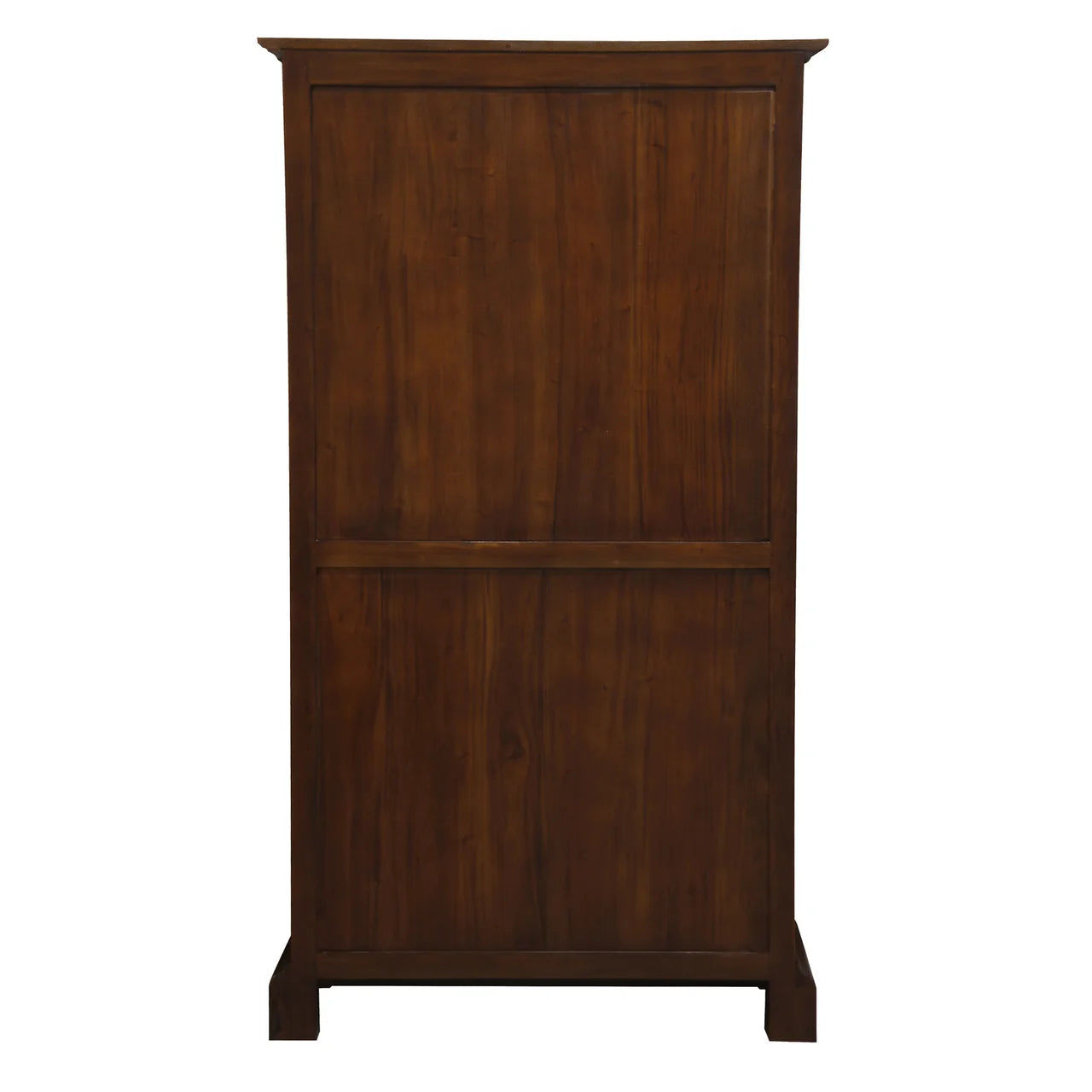 Tasmania Solid Mahogany Wide Bookcase in Mahogany - Chocolate Wood