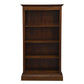 Tasmania Solid Mahogany Wide Bookcase in Mahogany - Chocolate Wood