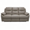 Lancy Premium Leather 3-Seater Manual Recliner Sofa — 2 Reclining Seats