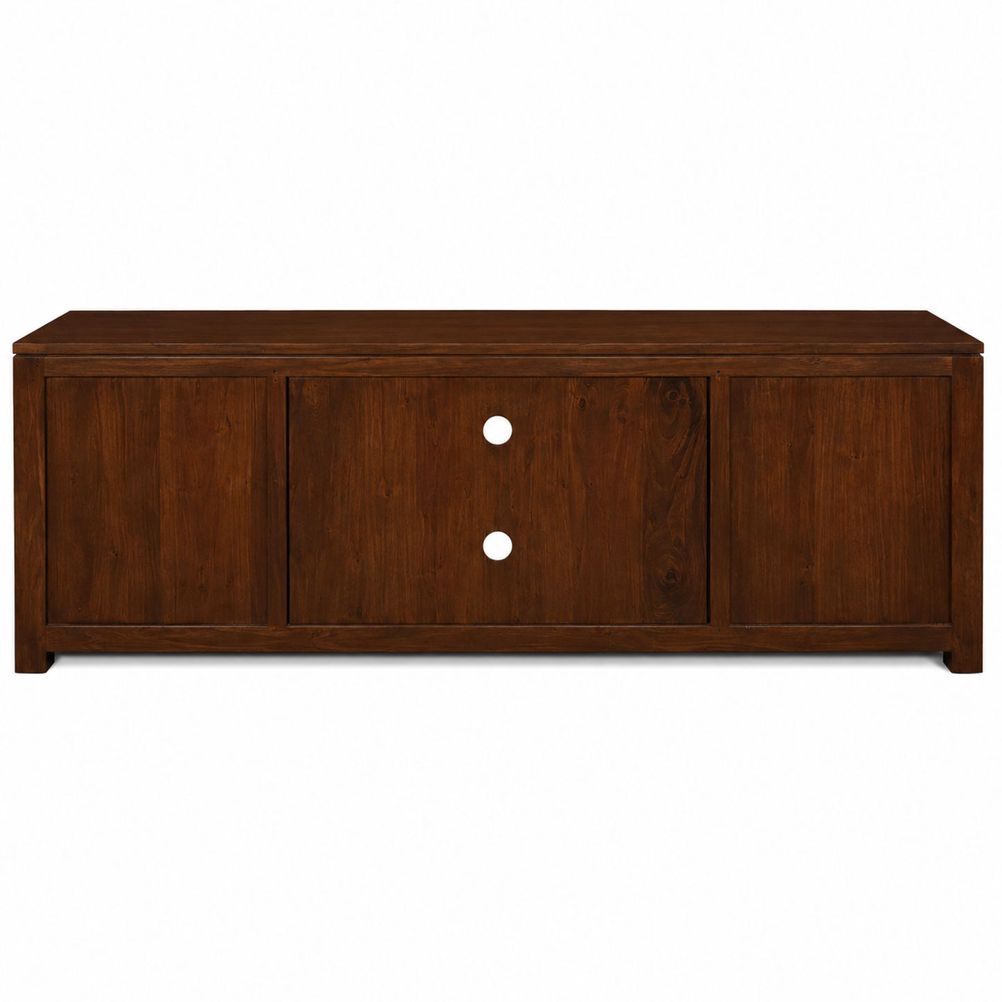 Tanaka Solid Mahogany 4-Drawer TV / Entertainment Unit with 2 Shelves 200cm