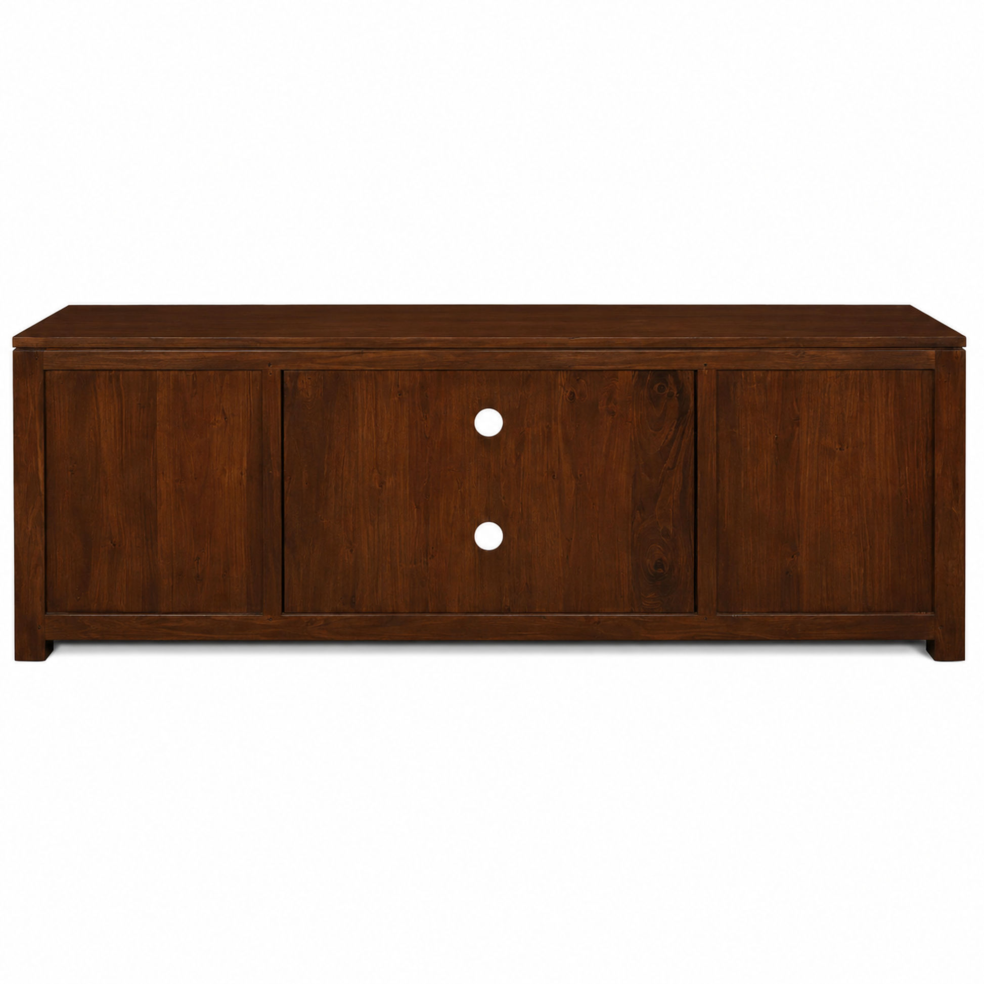 Tanaka Solid Mahogany 4-Drawer TV / Entertainment Unit with 2 Shelves 200cm