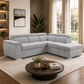 Sutton Fabric Corner Sofa with right hand facing chaise