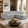 Sutton Fabric Corner Sofa with right hand facing chaise