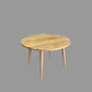 Fitan Solid Oak Round Dining Table 120cm in Natural