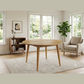 Fitan Solid Oak Round Dining Table 120cm in Natural