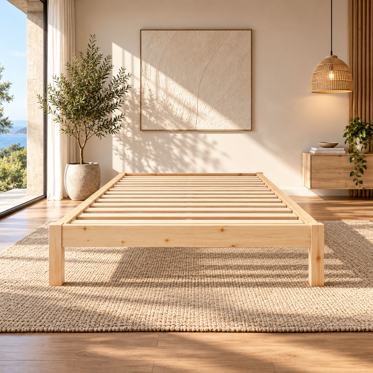 Ferguson Solid Pine Bachelor Bed — Australian Made to Order