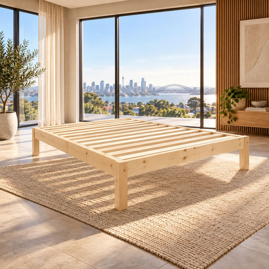 Ferguson Solid Pine Bachelor Bed — Australian Made to Order