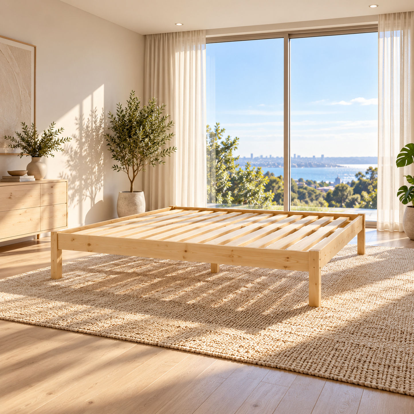 Ferguson Solid Pine Bachelor Bed — Australian Made to Order
