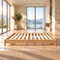 Melody Rounded Corners Bed in Vic Ash - Chocolate Wood