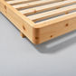 Malanya Solid Pine Bed with Curved Edges & Floating Legs — Made to Order