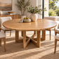 Torrent Round Dining Table in Solid Victorian Ash 180cm — Custom Made