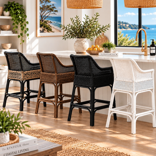 Malibu Hamptons Rattan Counter Stool