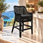 Malibu Hamptons Rattan Counter Stool