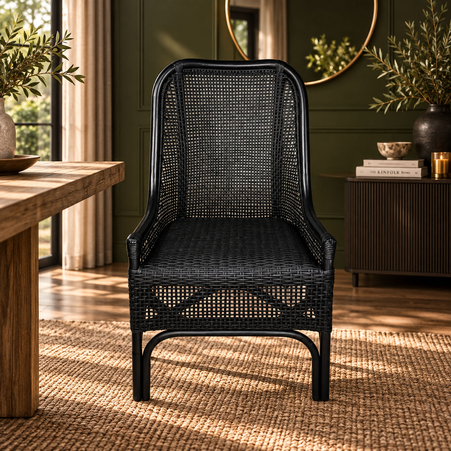 Malibu Hamptons Rattan Dining Chair