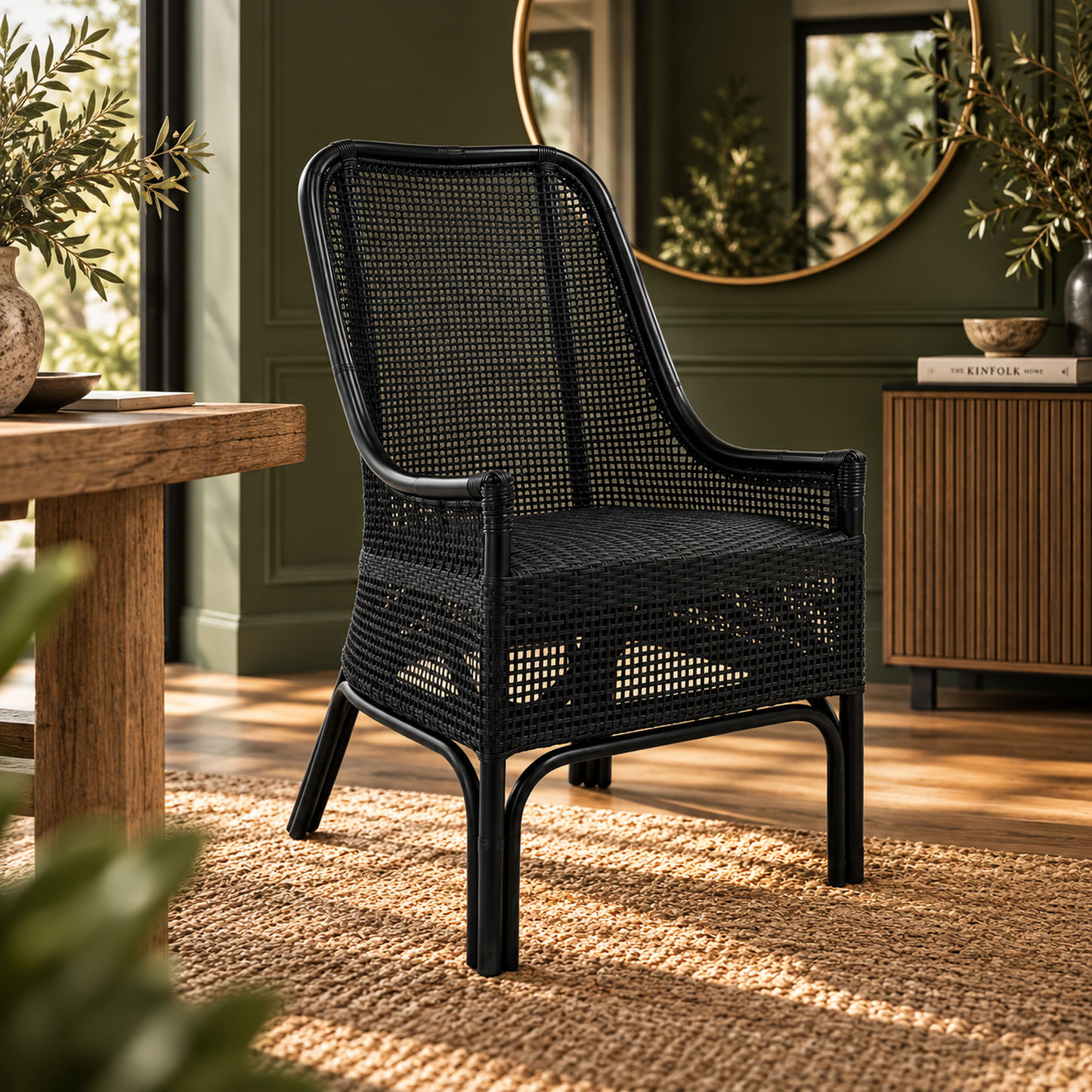Malibu Hamptons Rattan Dining Chair