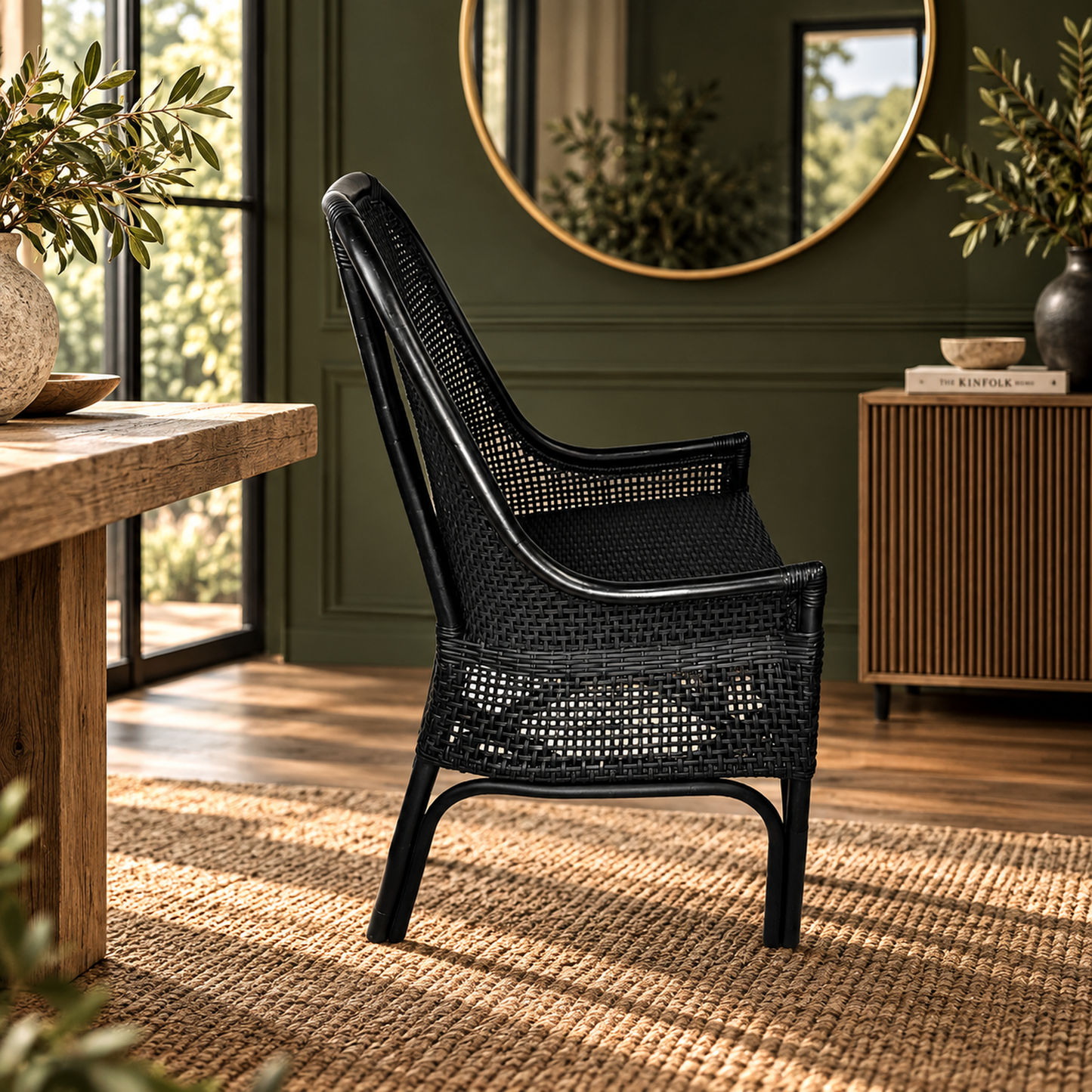 Malibu Hamptons Rattan Dining Chair