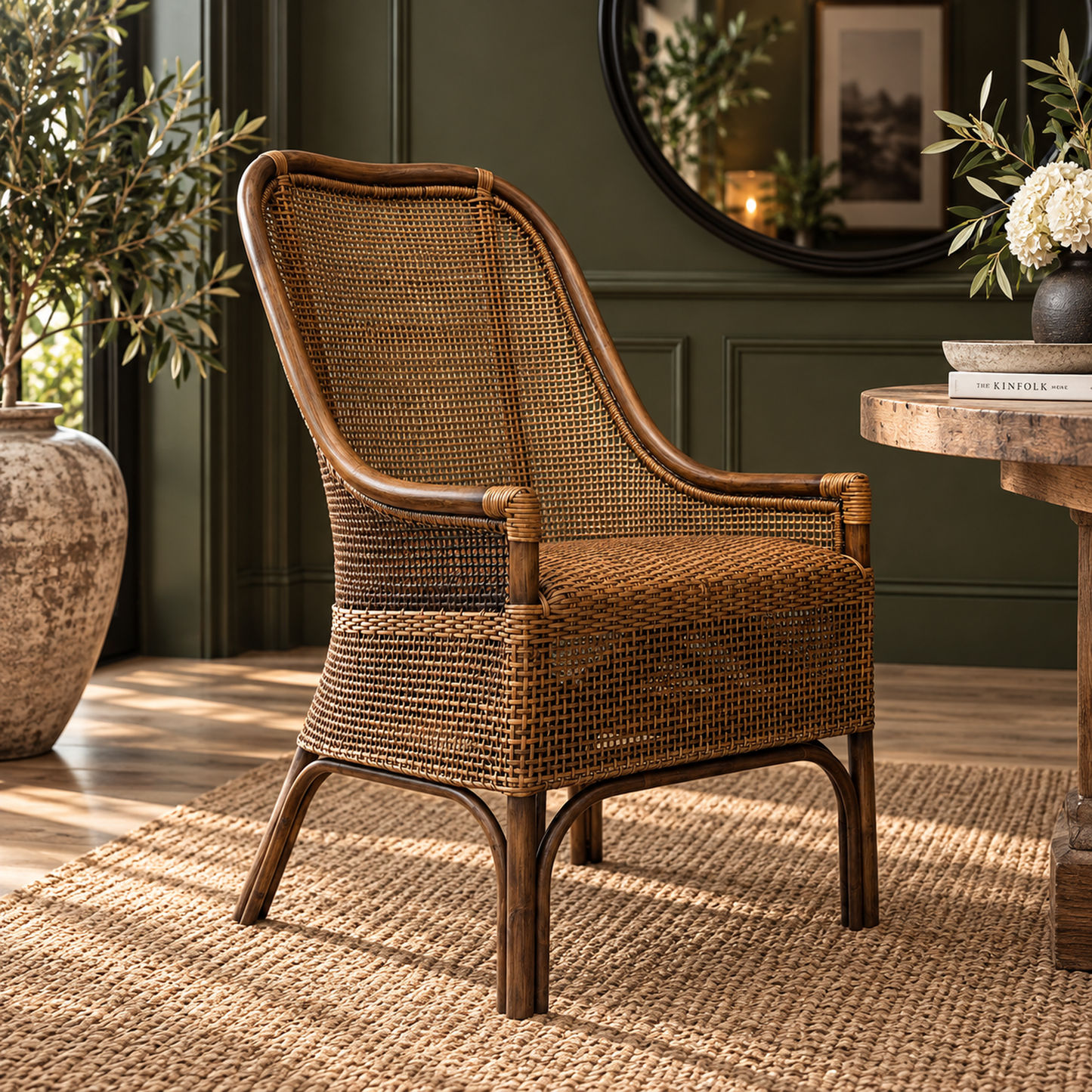 Malibu Hamptons Rattan Dining Chair
