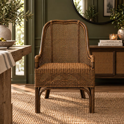 Malibu Hamptons Rattan Dining Chair