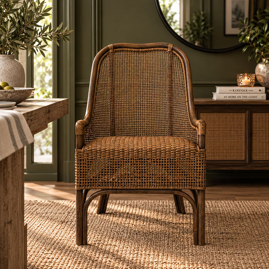 Malibu Hamptons Rattan Dining Chair