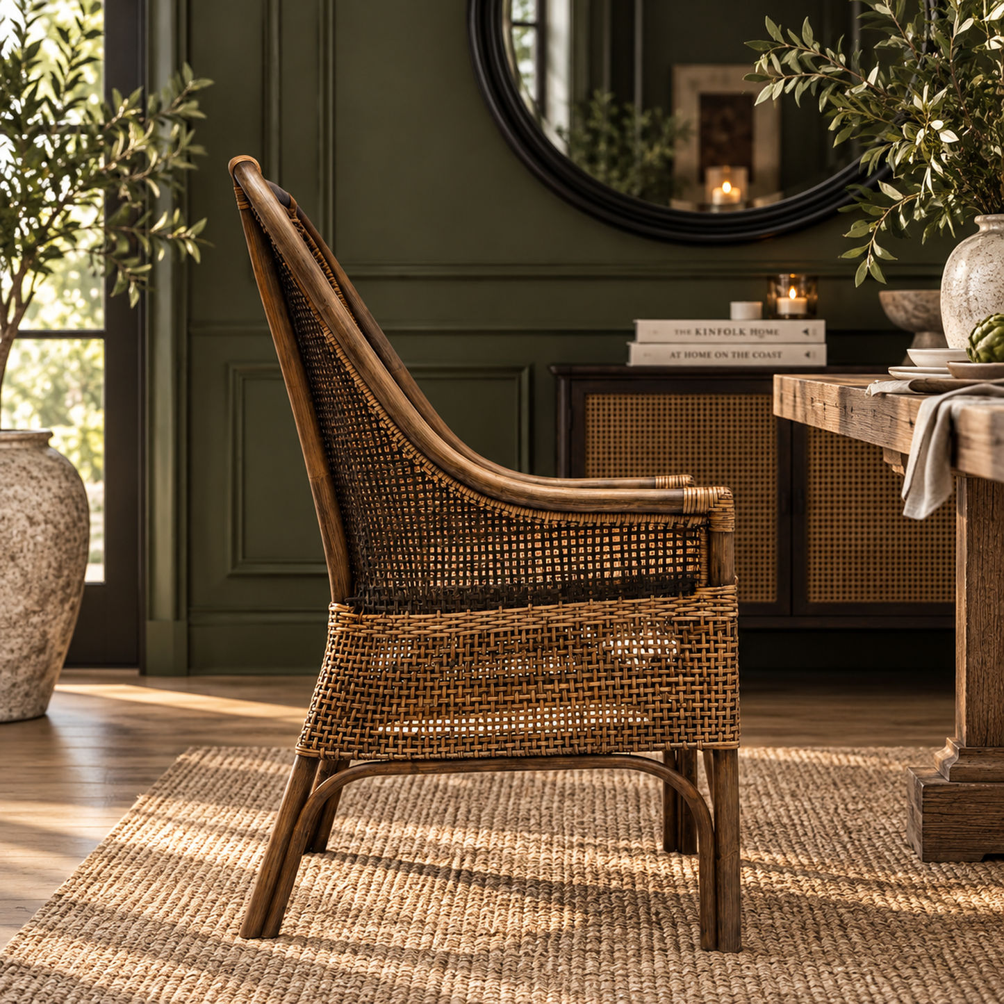 Malibu Hamptons Rattan Dining Chair