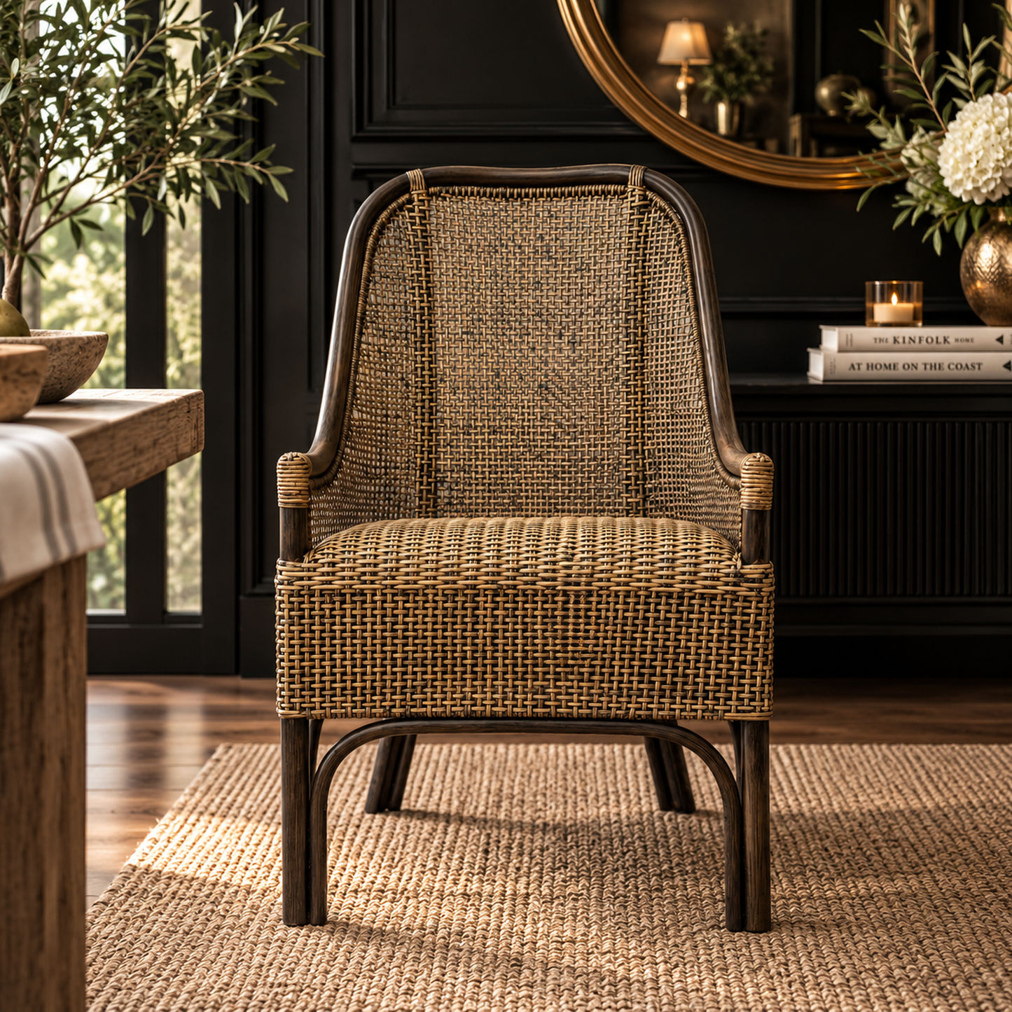Malibu Hamptons Rattan Dining Chair