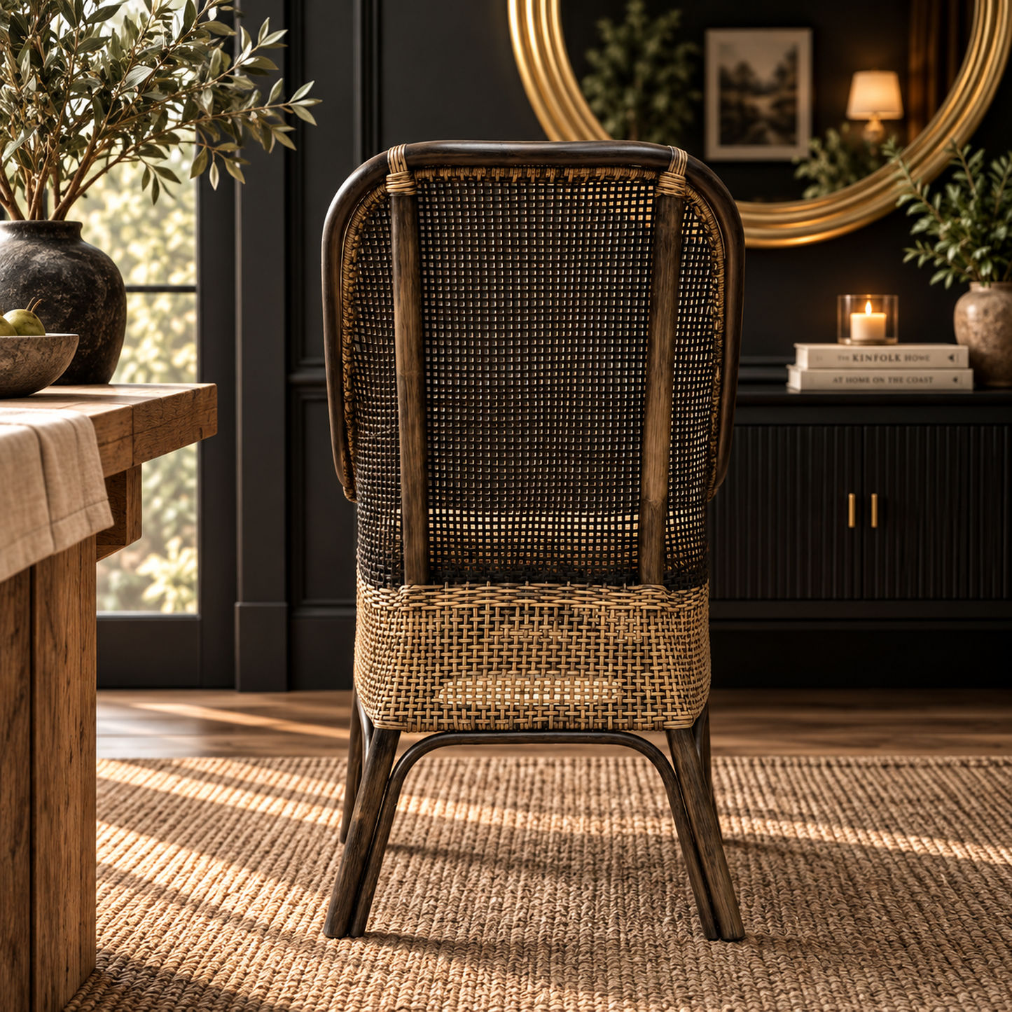 Malibu Hamptons Rattan Dining Chair